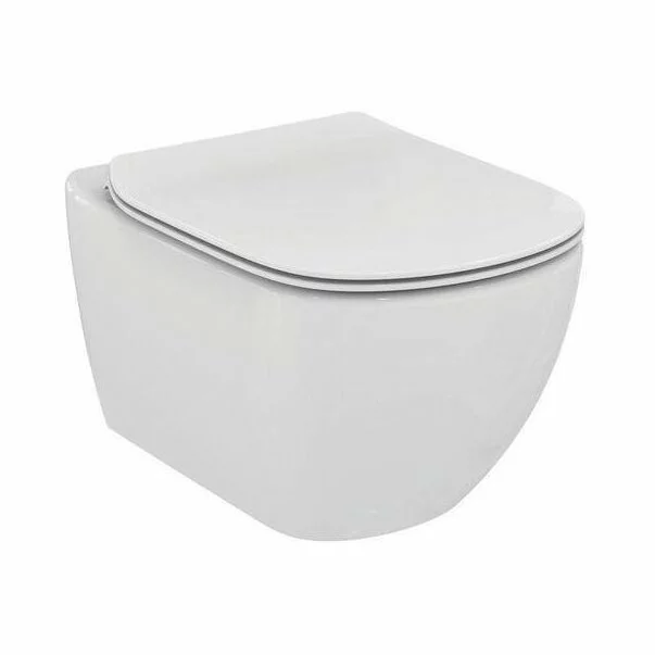 Set vas wc suspendat Ideal Standard Tesi AquaBlade cu capac inchidere lenta si rezervor Ideal Standard Prosys picture - 2