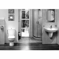 Set vas wc Vidima Style si rezervor pe pardoseala cu functie bideu slim