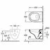 Set vas wc suspendat Compact Villeroy&Boch O.Novo Direct Flush cu capac soft close picture - 3