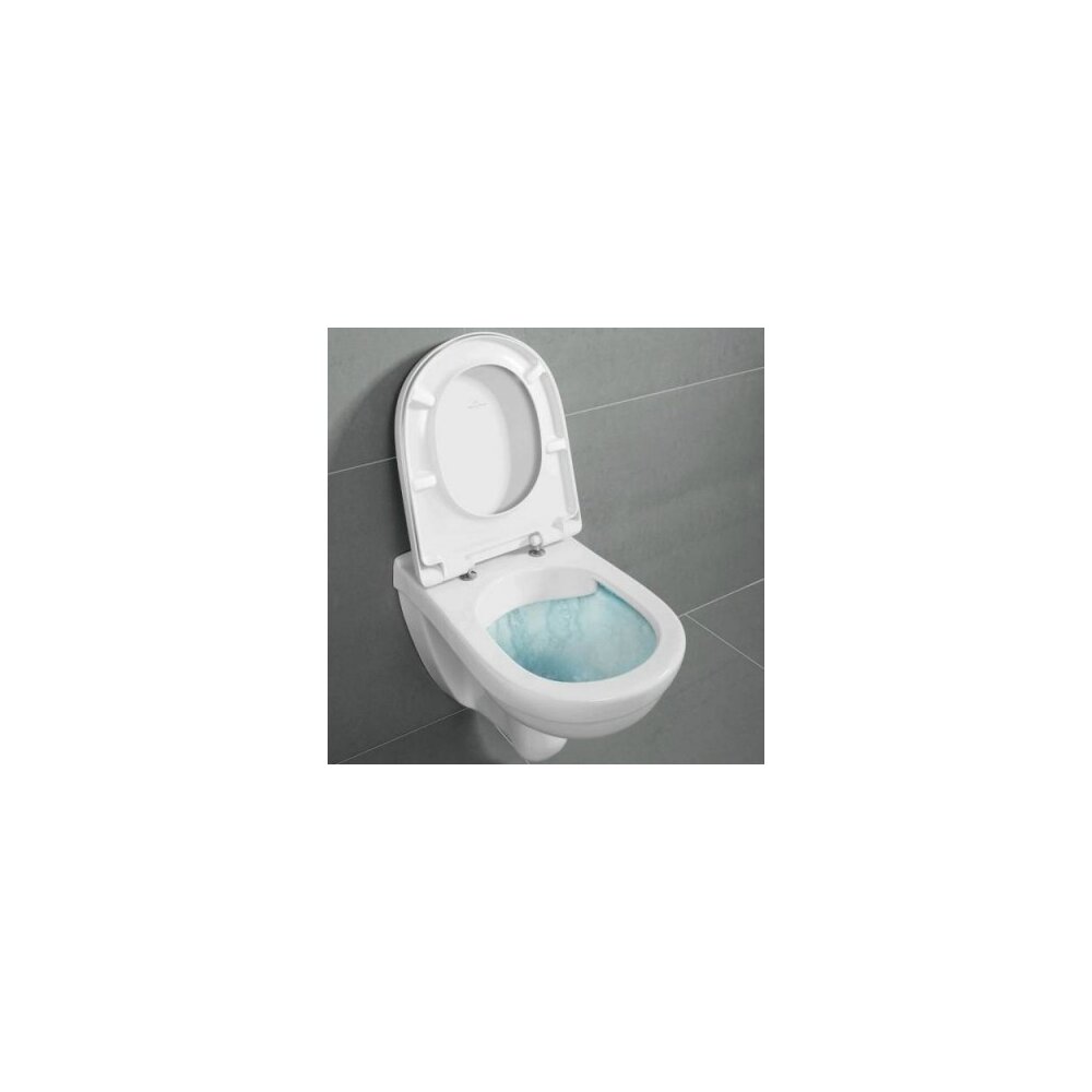 Set vas wc suspendat Compact Villeroy&Boch O.Novo Direct Flush cu capac soft close neakaisa.ro