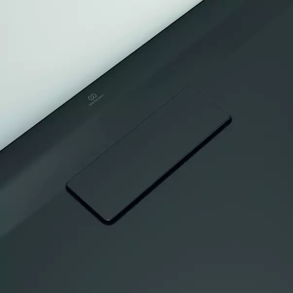 Sifon cadita Ideal Standard Ultra Flat New 6.5 cm cu capac negru mat picture - 4