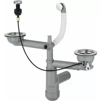 Sifon pentru chiuveta Deante inox pentru 1,5/2 cuve