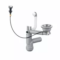 Sifon pentru chiuveta Deante inox pentru o cuva