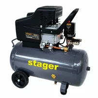 Compresor aer 50L Stager HM2050B 8bar, 200L/min, monofazat, angrenare directa