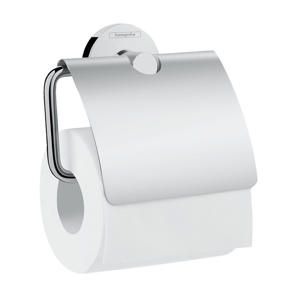 Suport hartie igienica cu aparatoare crom Hansgrohe Logis Universal Accesorii