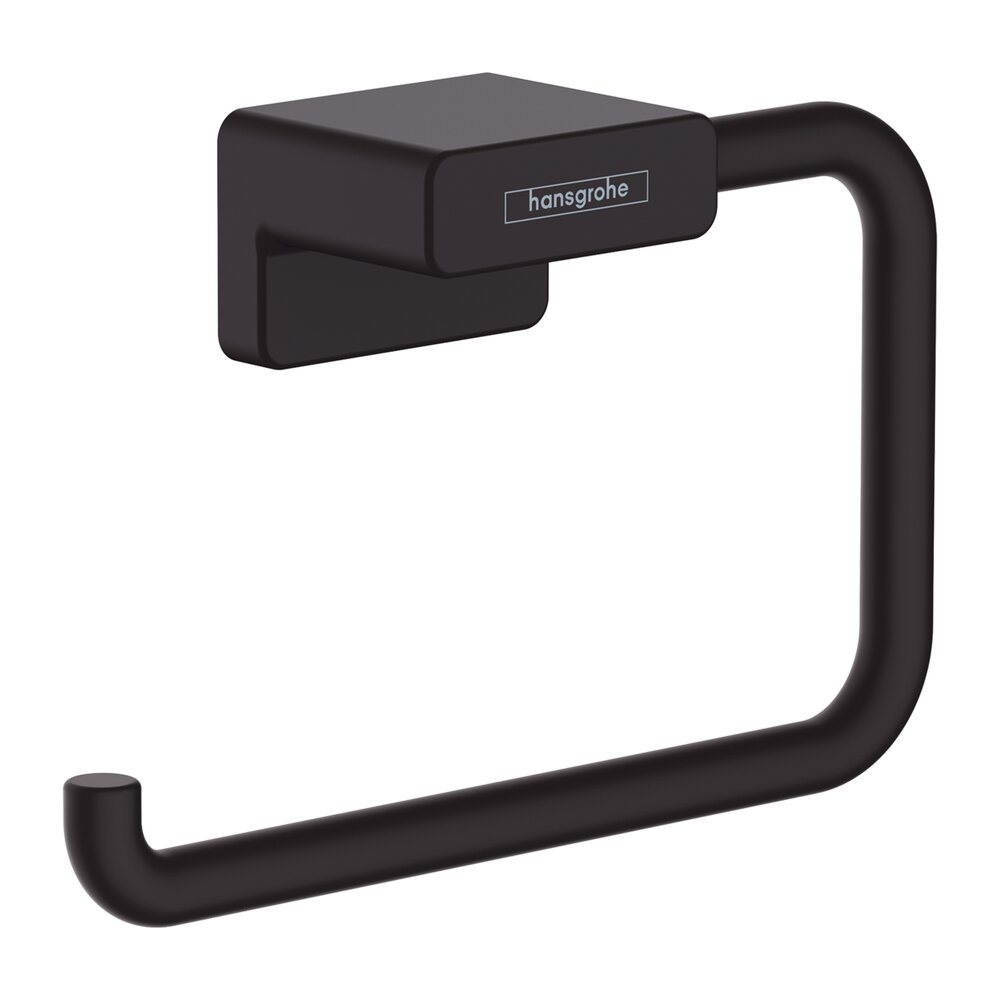 Suport hartie igienica Hansgrohe AddStoris negru mat Suport hartie igienica Hansgrohe AddStoris negru mat