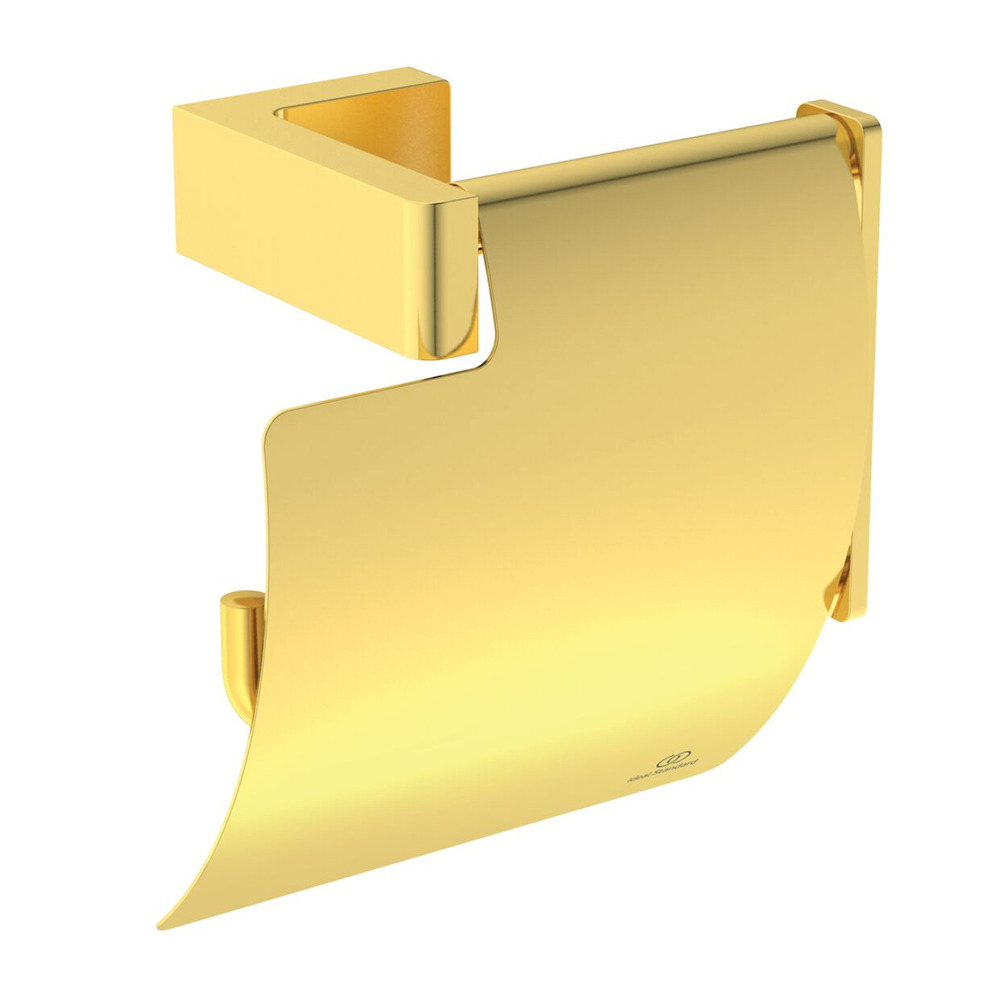 Suport hartie igienica Ideal Standard Atelier Conca cu protectie auriu periat Ideal Standard