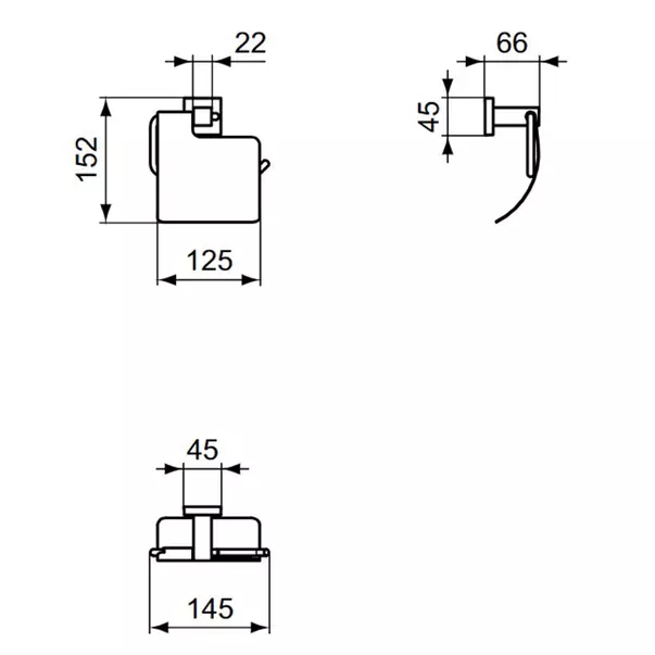 Suport hartie igienica Ideal standard IOM picture - 2