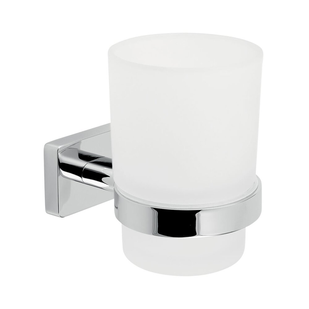 Suport periute de dinti Ferro Greta alb – crom Accesorii
