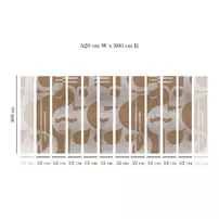 Tapet VLAdiLA Contours in Bold (Cream) 520 x 300 cm picture - 4