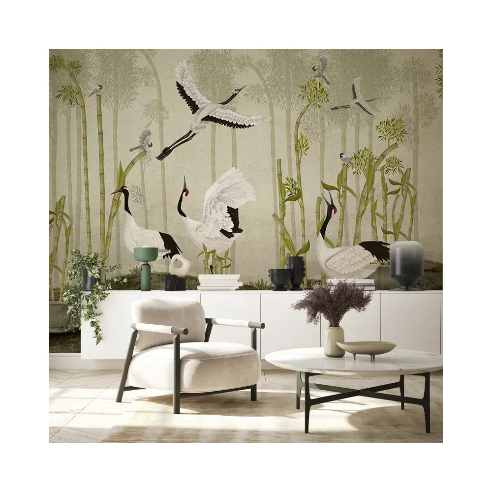 Tapet VLAdiLA Red Crown Sanctuary in Olivie 520 x 300 cm 300