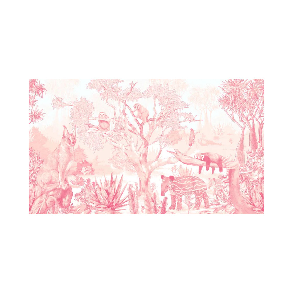 Tapet VLAdiLA Sleepy Meadow in Pink 520 x 300 cm 300