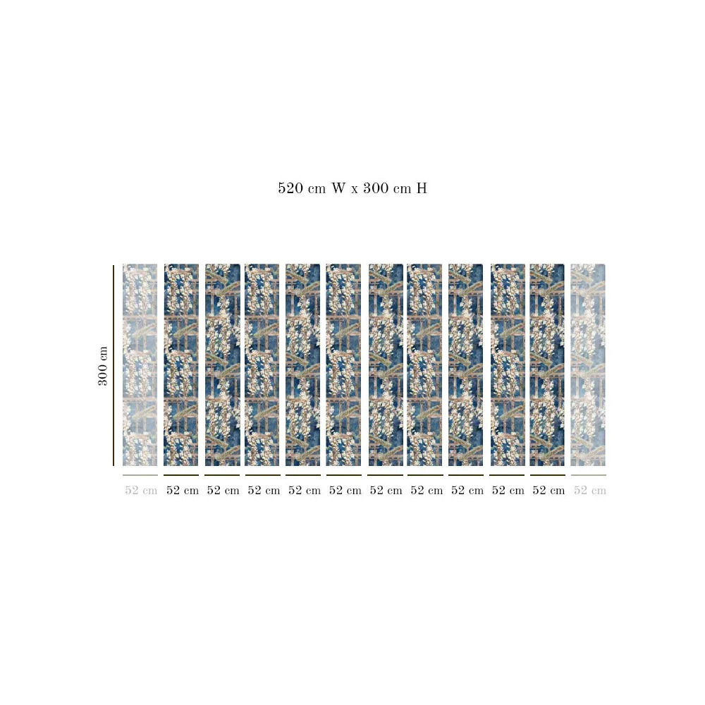 Tapet VLAdiLA Torri (dark blue) 520 x 300 cm 300 imagine 2022