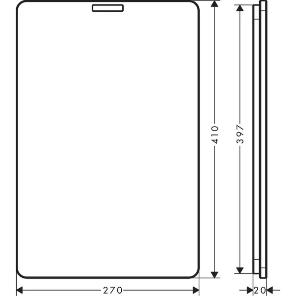 Tocator lemn stejar Hansgrohe F16 picture - 2
