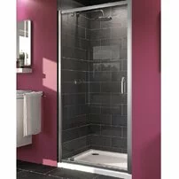 Usa de nisa pivotanta Huppe X1A-703 90 cm sticla securizata 6mm anticalcar
