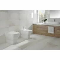Vas WC pe pardoseala Gala Emma Square BTW pentru rezervor ingropat alb lucios picture - 3