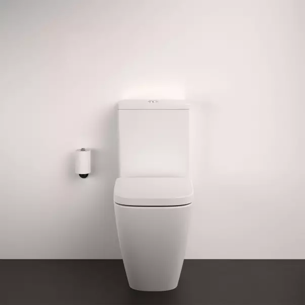 Vas WC pe pardoseala Ideal Standard i.life S Compact rimless alb lucios picture - 3