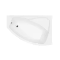 Асиметрична вана Besco Rima 160x100 см с десен монтаж