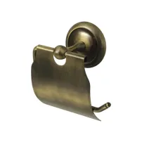 Държач за тоалетна хартия бронз Bisk Deco