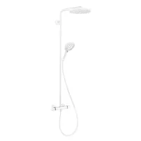 Душ колона Hansgrohe Raindance Select S 240 с термостатичен смесител, матово бяла