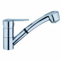 Хромиран кухненски смесител Teka MTP 978 с издърпващ се чучур