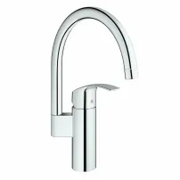 Кухненски смесител Grohe Eurosmart New с високо тяло в гланцов хром