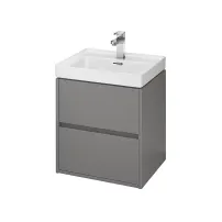 Шкаф за мивка Cersanit Crea сив MDF 50 см