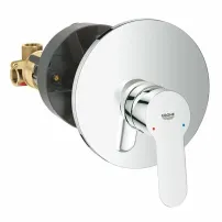 Смесител за душ Grohe BauEdge с хромирано тяло за вграждане