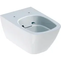 Стенна тоалетна чиния Geberit Smyle Square Rimfree без бял капак