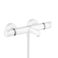 Термостатичен смесител за вана и душ Hansgrohe Ecostat Comfort, матово бял