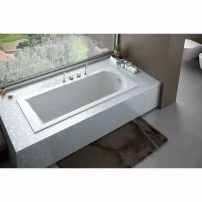 Вградена правоъгълна вана Besco Shea Slim 140x70 см