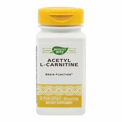 Acetyl L-Carnitine 500mg, Nature`s Way, 60 capsule, Secom