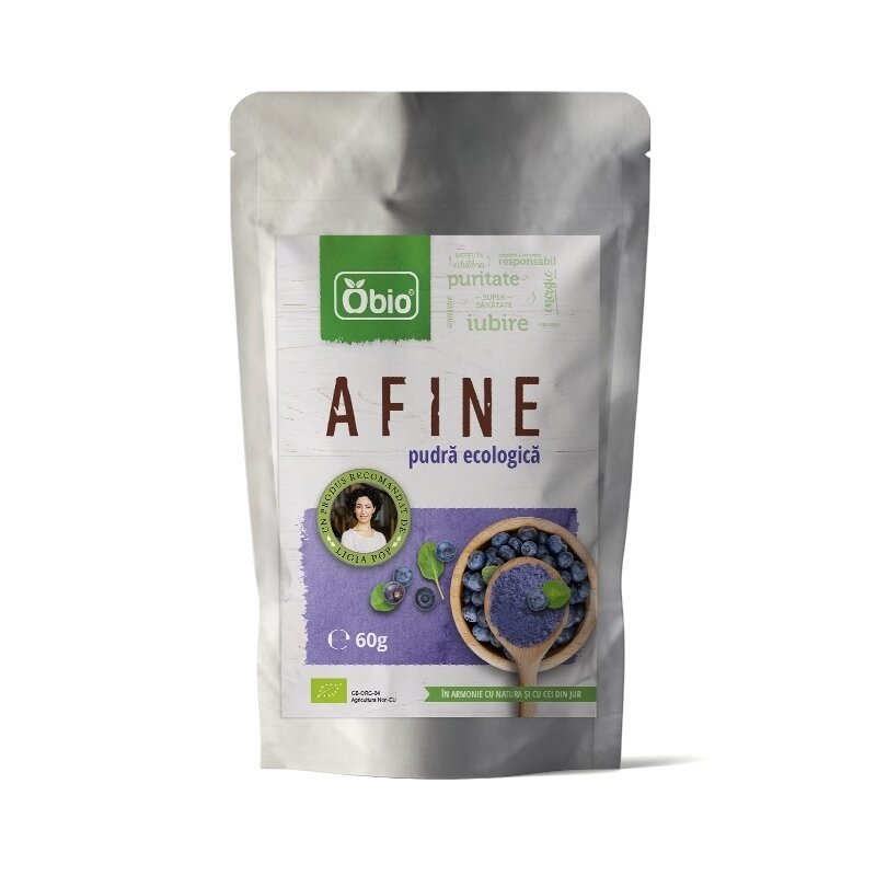 Afine pudra bio, 60g - Obio