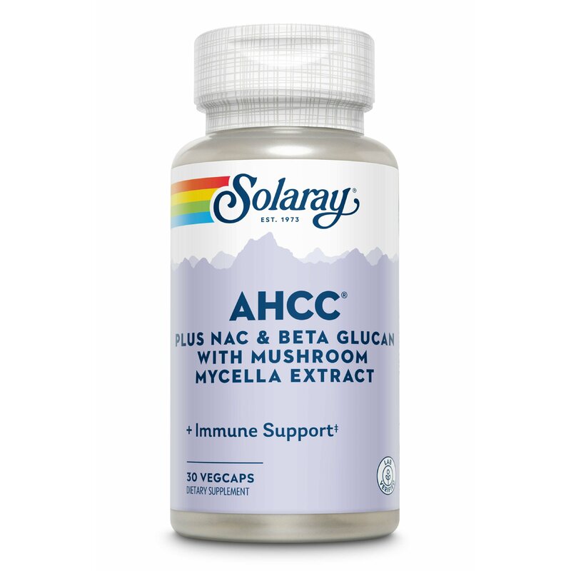 AHCC® plus NAC & Beta Glucan, Solaray, 30 capsule, Secom