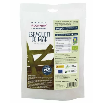 Alge sea spaghetti bio 50g Algamar