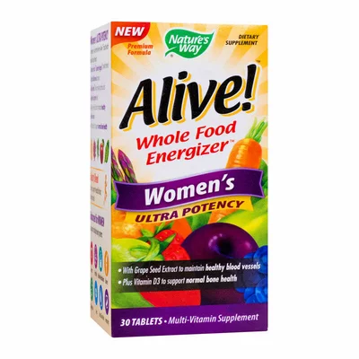 Alive!™ Women’s Ultra, Nature`s Way, 30 tablete, Secom