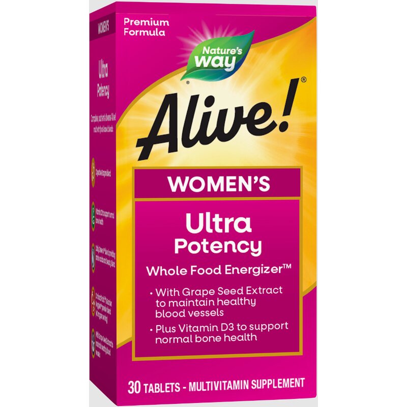 Alive!™ Women’s Ultra, Nature`s Way, 30 tablete, Secom