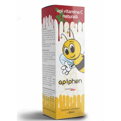 Apiphen api vitamina C naturala 50ml PRET REDUS