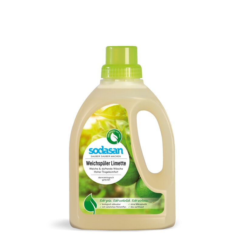 Balsam Bio Pentru Rufe cu Lime 750 ml Sodasan