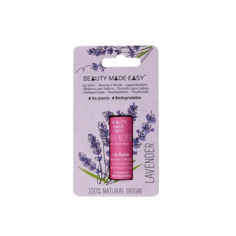 Balsam de buze Lavanda, 5.5g, zero plastic, Beauty Made Easy