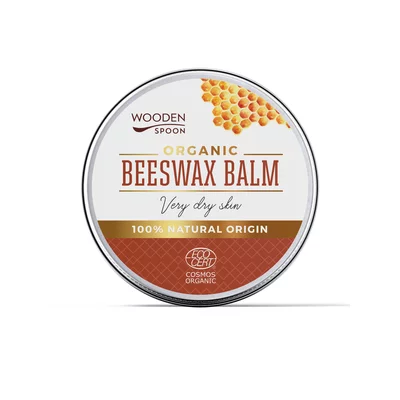 Balsam pentru piele uscata cu ceara de albine, bio, 60ml, Wooden Spoon PRET REDUS