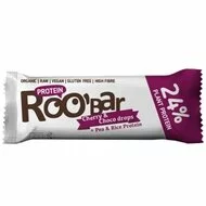 Baton proteic cirese ciocolata raw bio 40g Roobar-picture