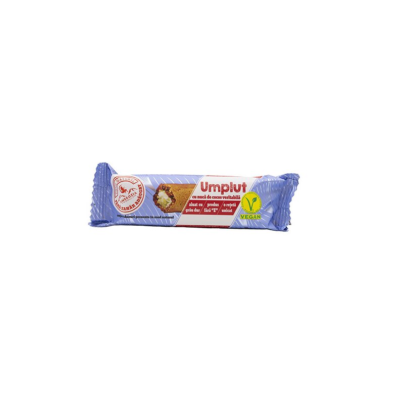 Baton vegan umplut cu nuca de cocos, 60 g, Ambrozia