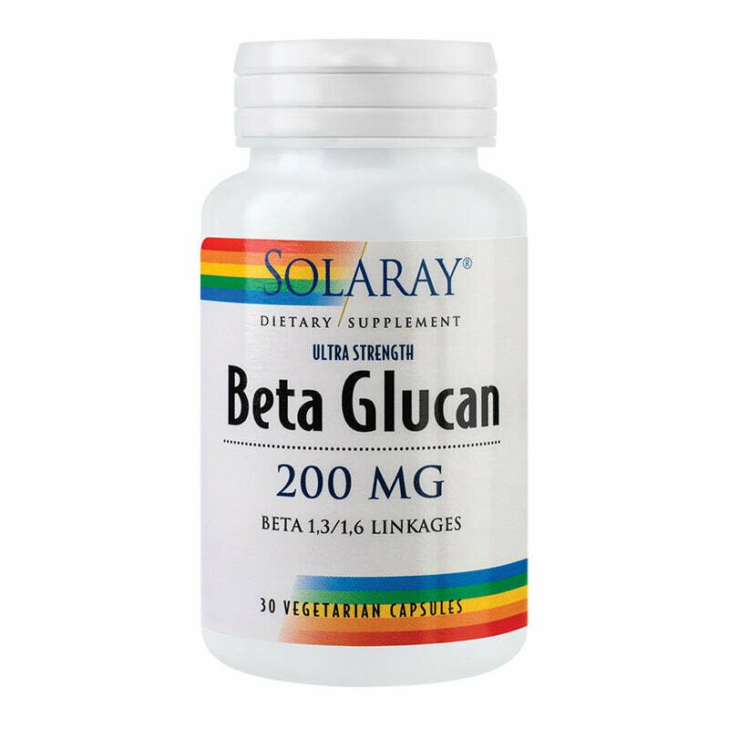 Beta Glucan 200mg, Solaray, 30 capsule, Secom