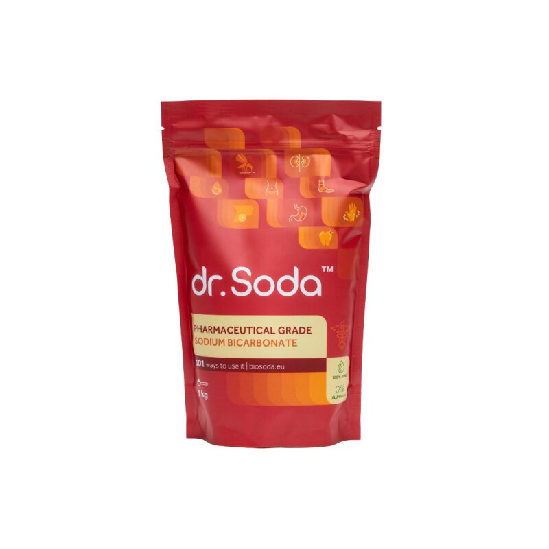 Bicarbonat de sodiu - grad farmaceutic, 1KG, Dr. Soda