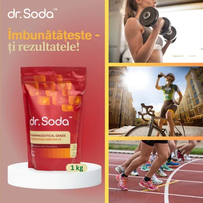 Bicarbonat de sodiu - grad farmaceutic, 1KG, Dr. Soda