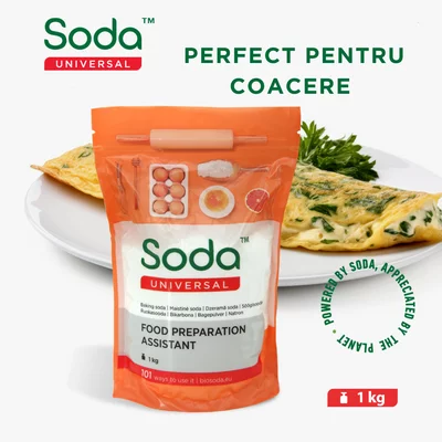 Bicarbonat de sodiu universal, 1KG, Soda