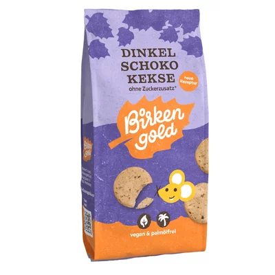 Biscuiti din spelta cu ciocolata, 125g, Birkengold