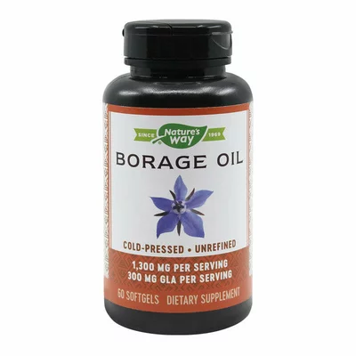 Borage EfaGold 1300mg®, Nature's Way, 60 capsule moi, Secom