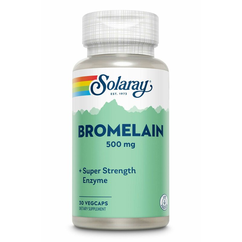 Bromelain 500mg, Solaray, 30 capsule, Secom